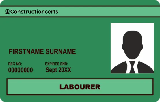 Green Labourer CSCS Card