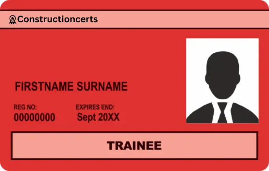 Red Trainee CSCS Card