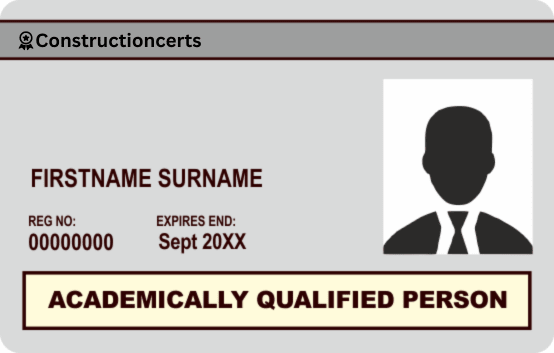 White AQP CSCS Card