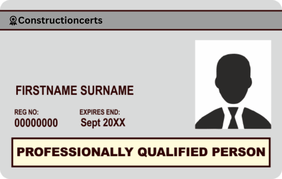 White PQP CSCS Card